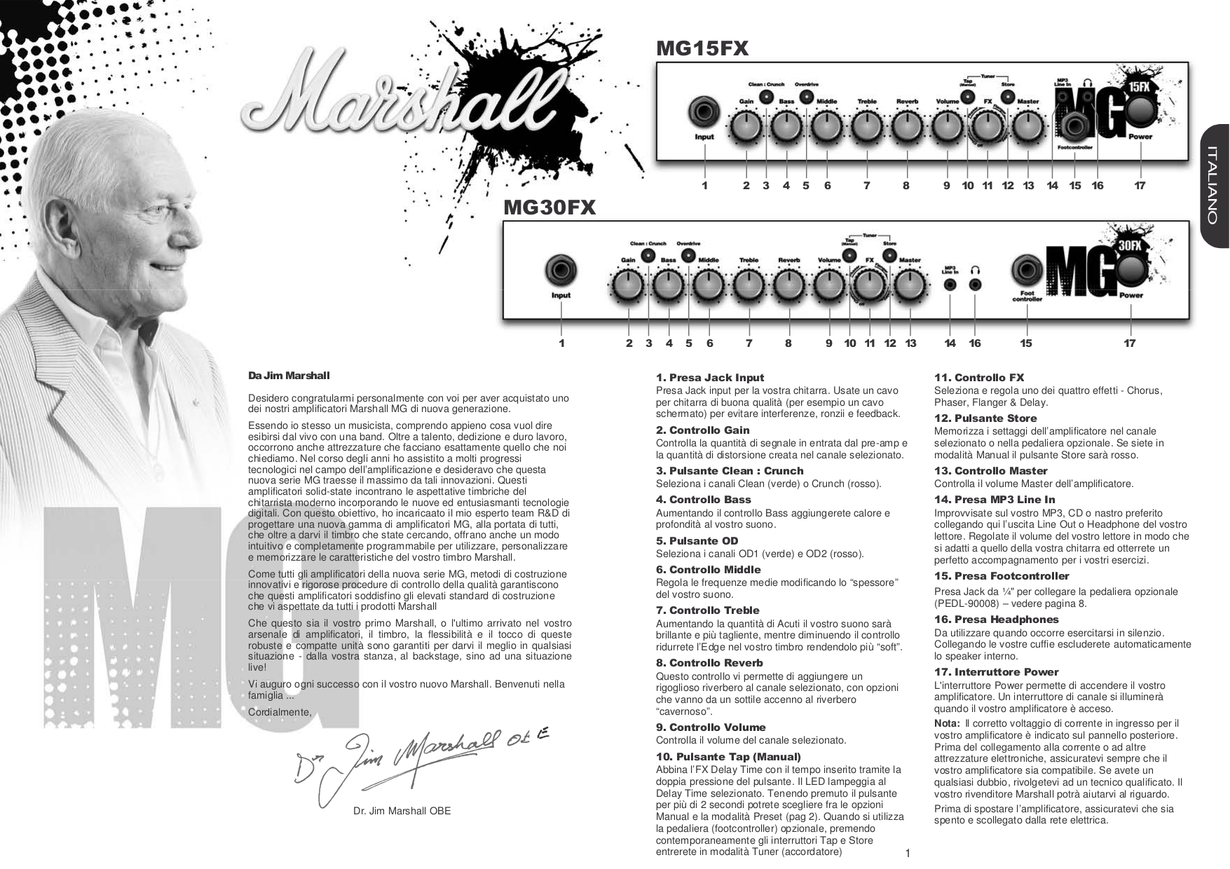Pdf manual for marshall amp mg50fx