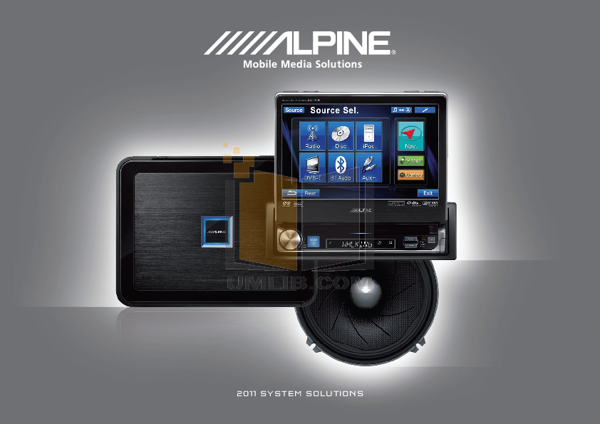 PDF manual for Alpine Car Amplifier PDXF4