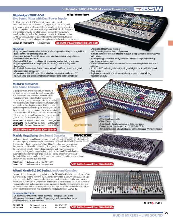 PDF manual for Behringer Other Xenyx 2222FX Mixers