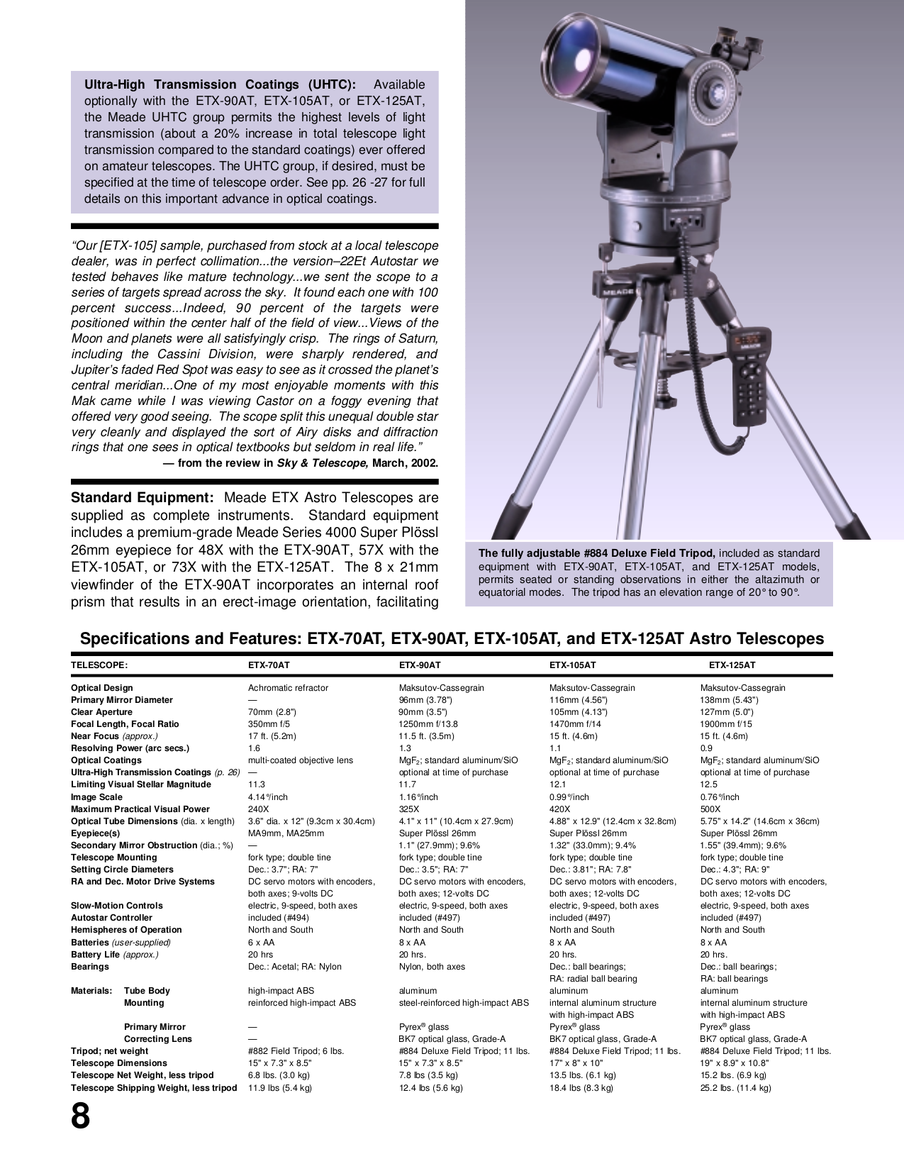 meade etx 125 telescope manual - meade etx 125 observer review