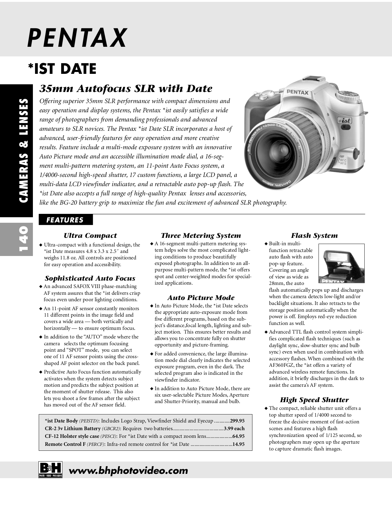 PDF manual for Pentax Digital Camera K1000