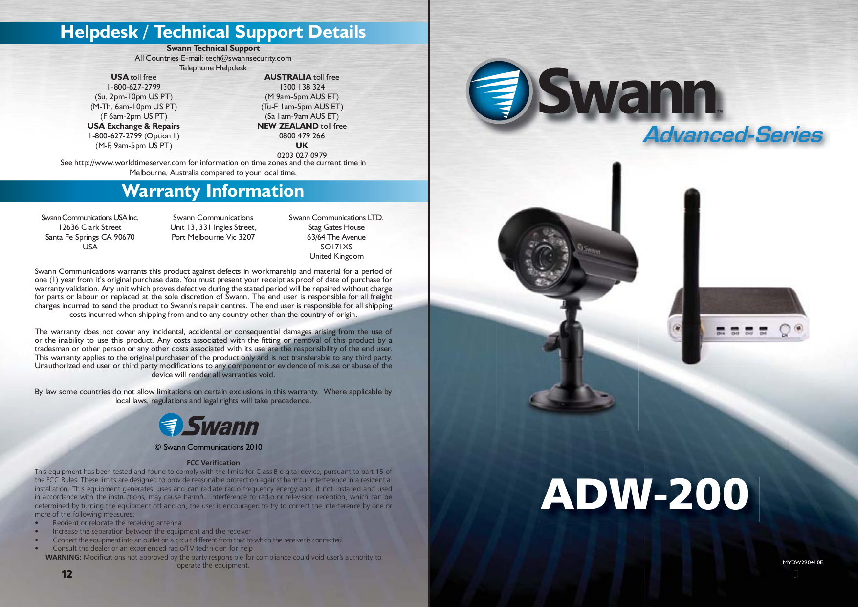 Swann Security Camera Setup Manual