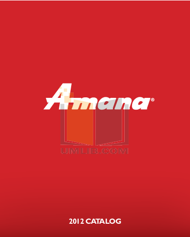 Download free pdf for Amana AFD2535FES Refrigerator manual