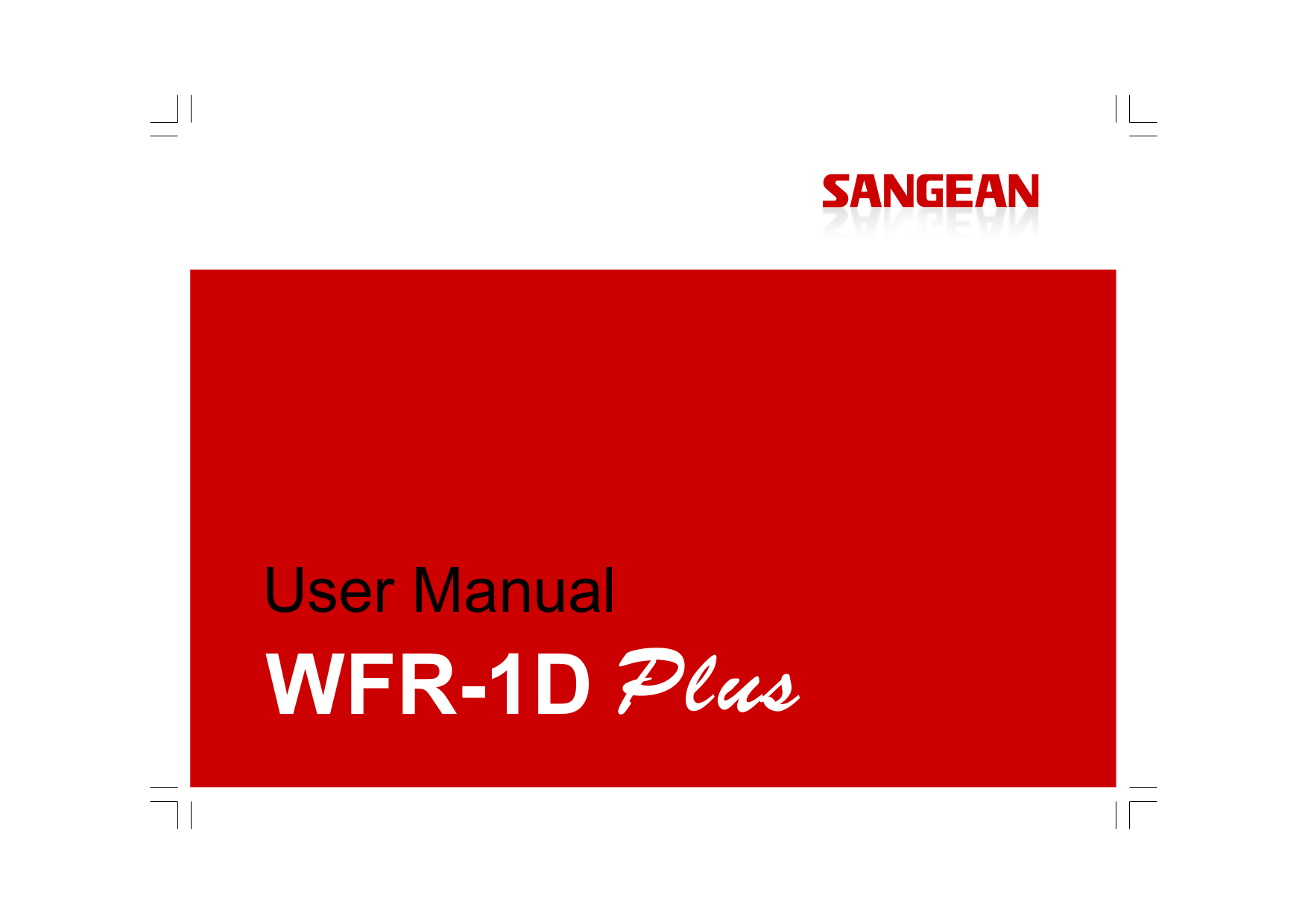Download free pdf for Sangean WFR-1 Radio manual