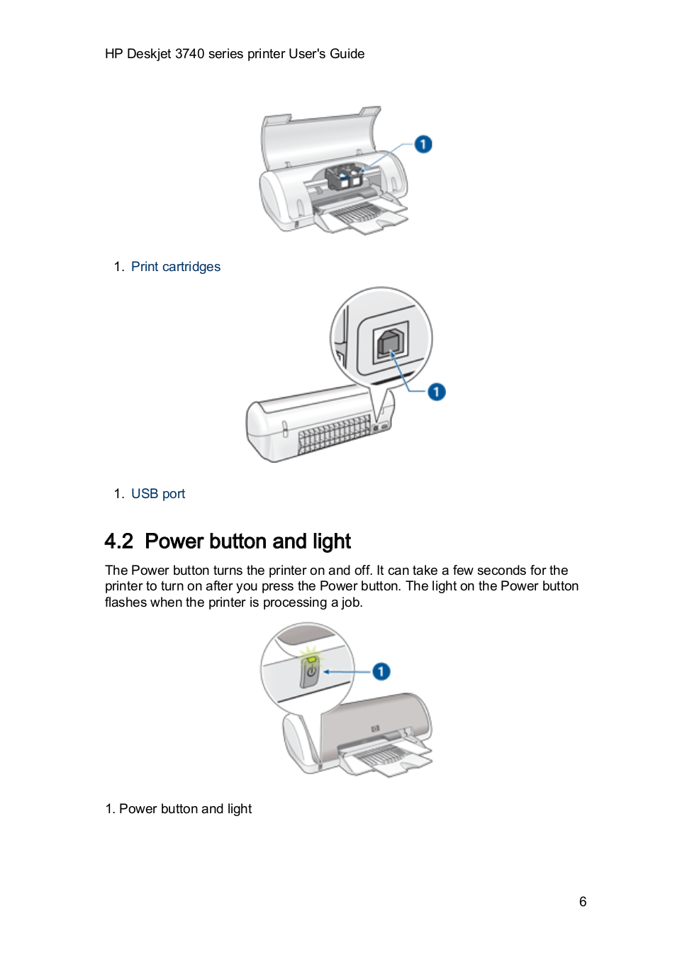 PDF manual for HP Printer Deskjet 3745