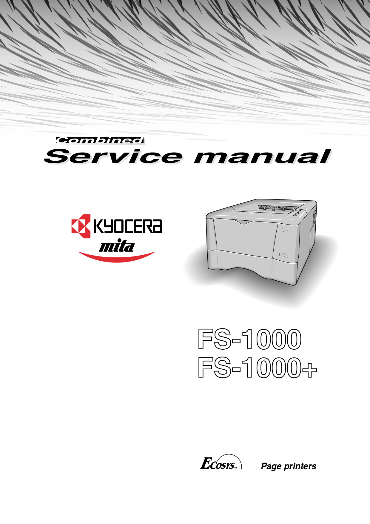 Download free pdf for Kyocera F1000A Printer manual