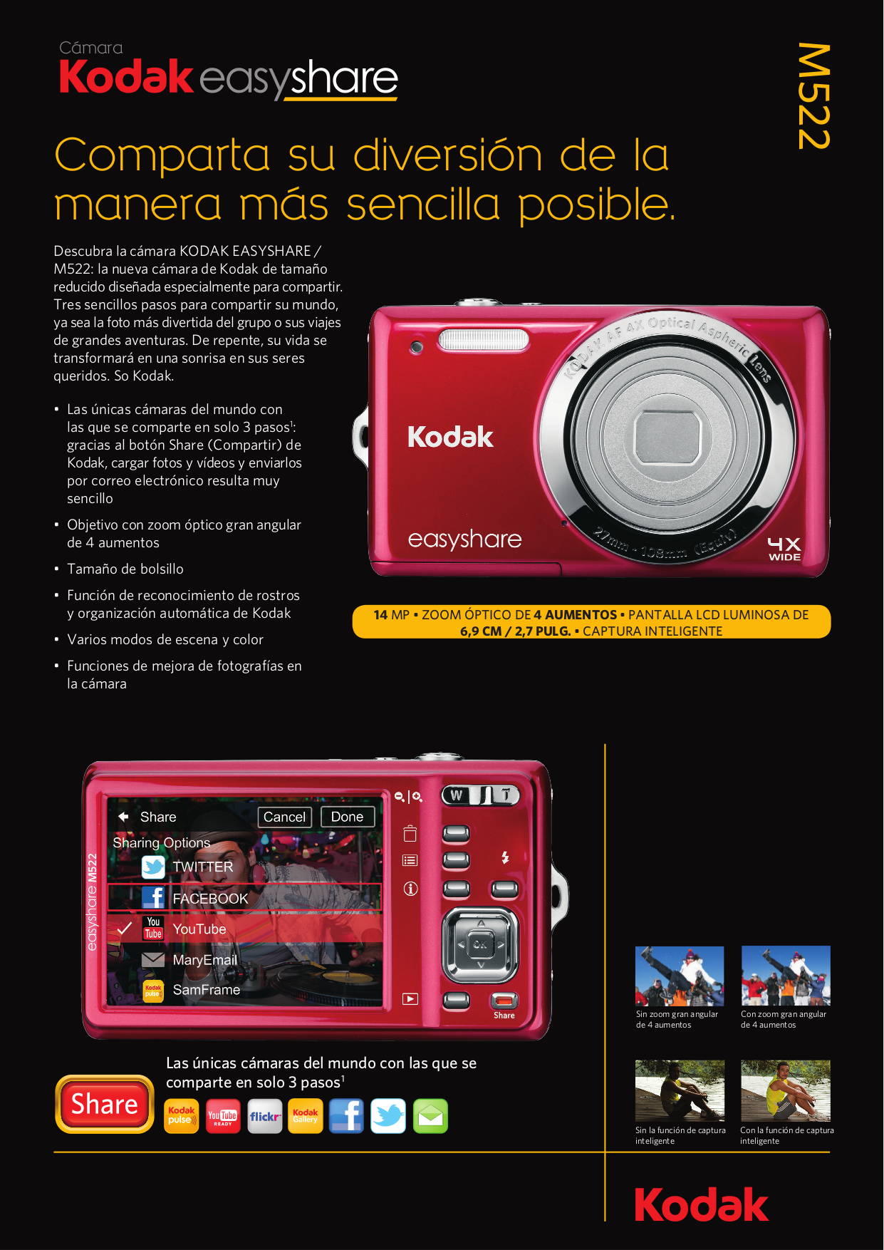 Download free pdf for Kodak EasyShare M552 Digital Camera manual