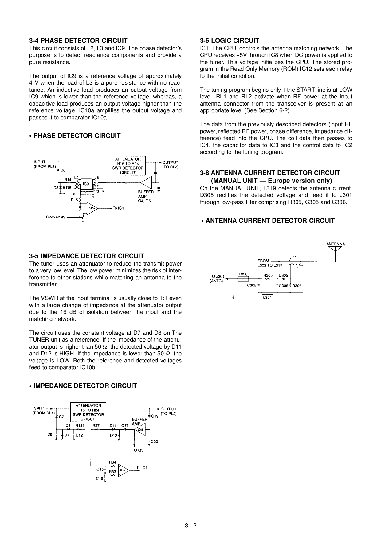 PDF manual for ICOM Other AT-140 Antenna Tuner