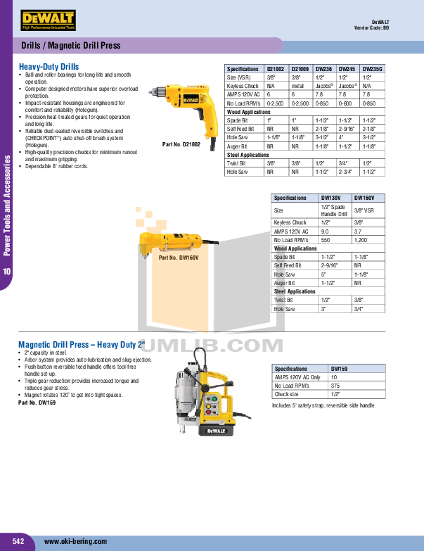 PDF manual for Dewalt Other DW880 Large Angle Grinder
