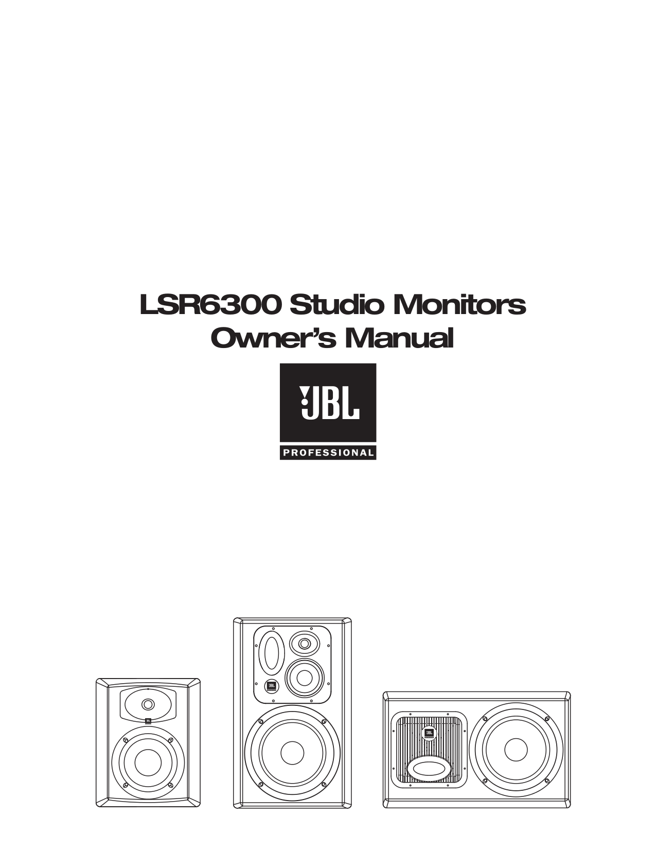Download free pdf for JBL L112 Speaker manual
