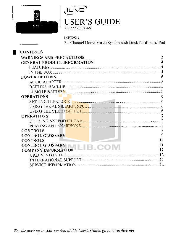 Download free pdf for Apple iPod iPod Shuffle First Gen 512MB MP3