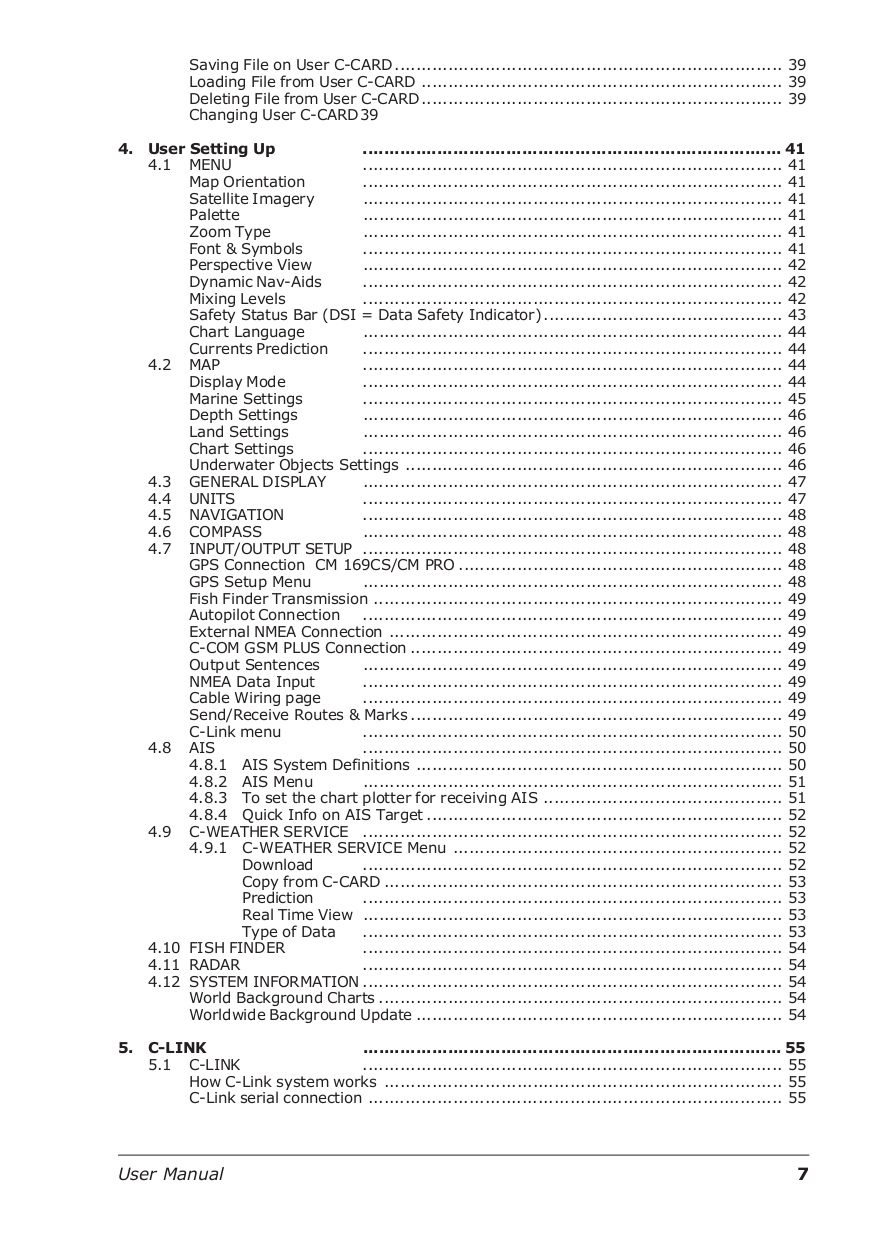 PDF manual for Interphase GPS Chart Master Chart Master 169CS