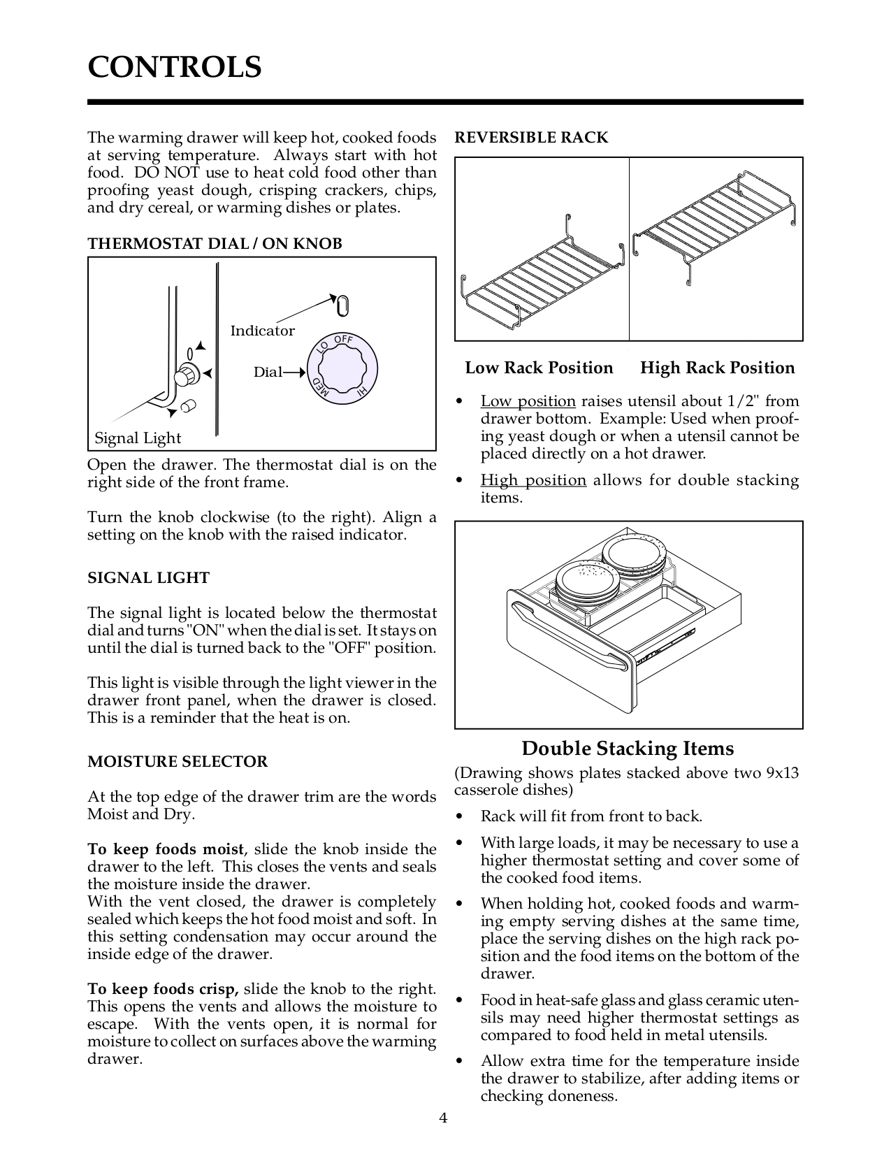 PDF manual for Thermador Other WD30 Warming Drawers