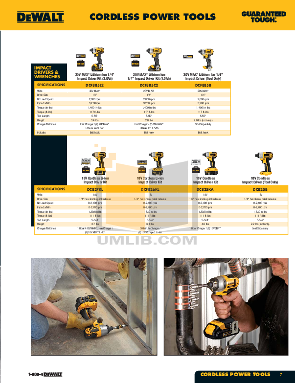 PDF manual for Dewalt Other DW317 Speed Orbital Jig Saws