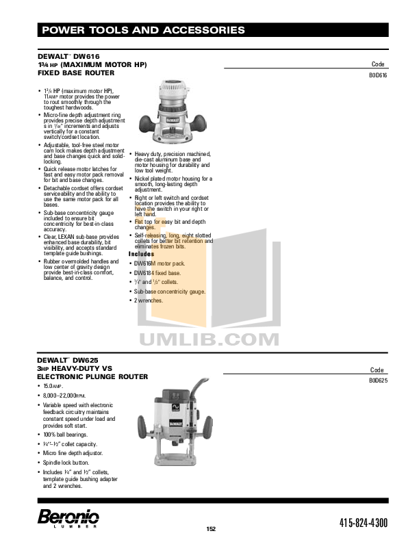 PDF manual for Dewalt Other DW317 Speed Orbital Jig Saws