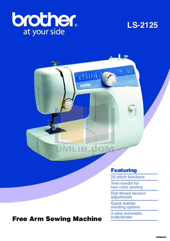 Download free pdf for Brother LS2125i Sewing Machines Other manual