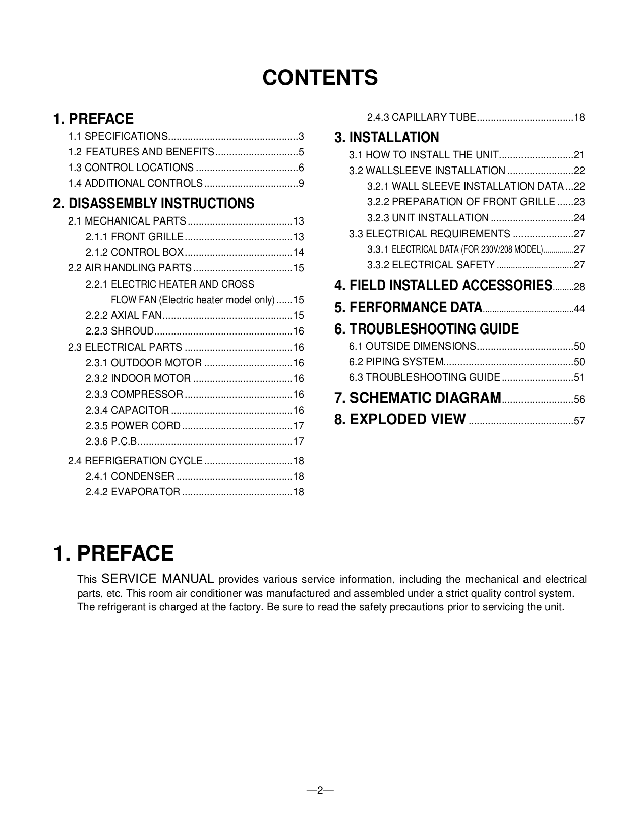 PDF manual for LG Air Conditioner LP070HED1
