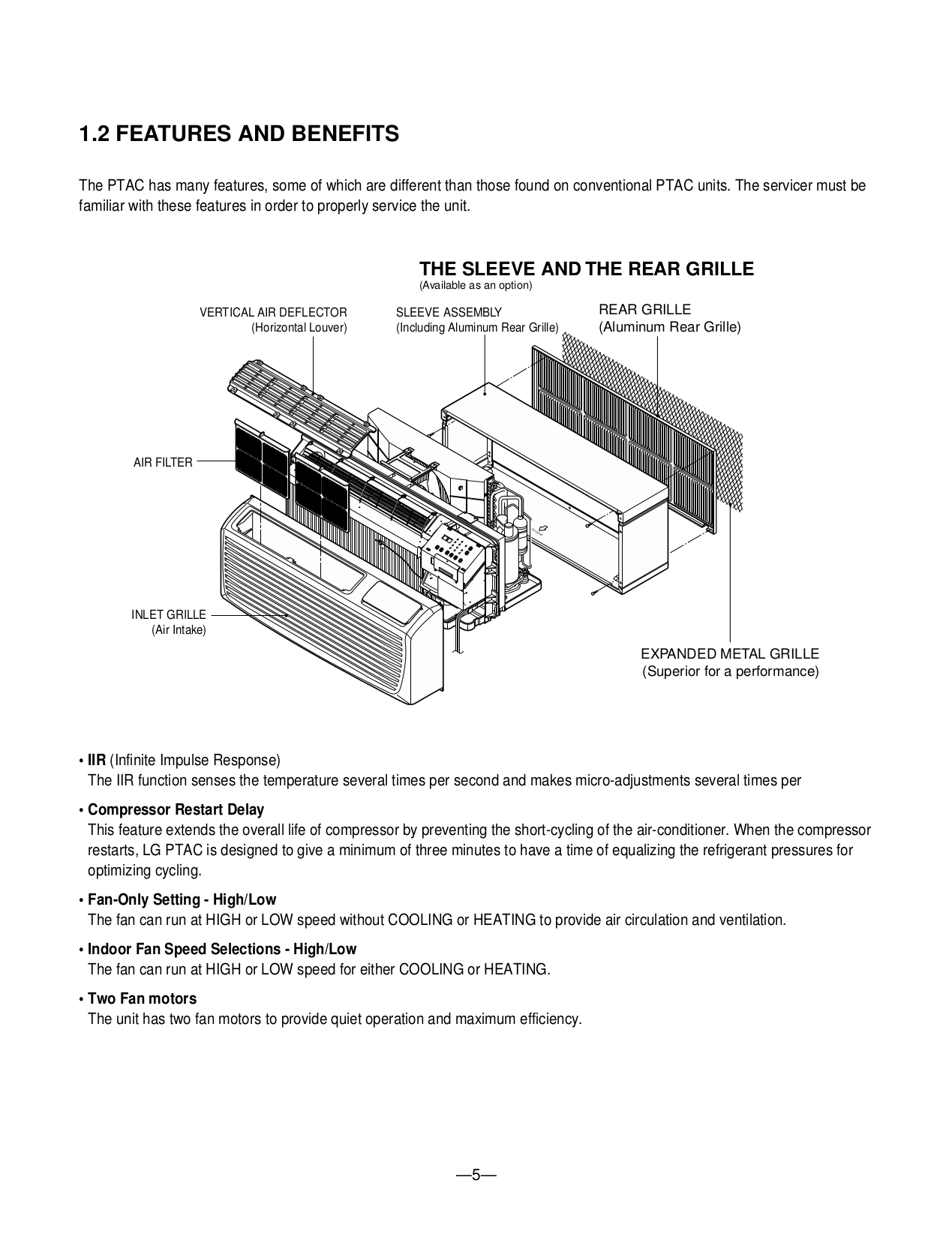 PDF manual for LG Air Conditioner LP070HED1