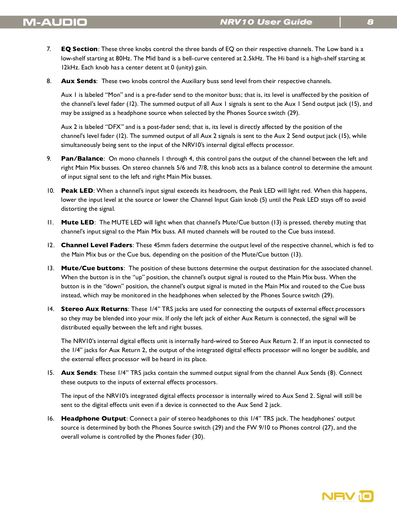 PDF manual for Mackie Other DFX Series DFX 12 Digital Mixer