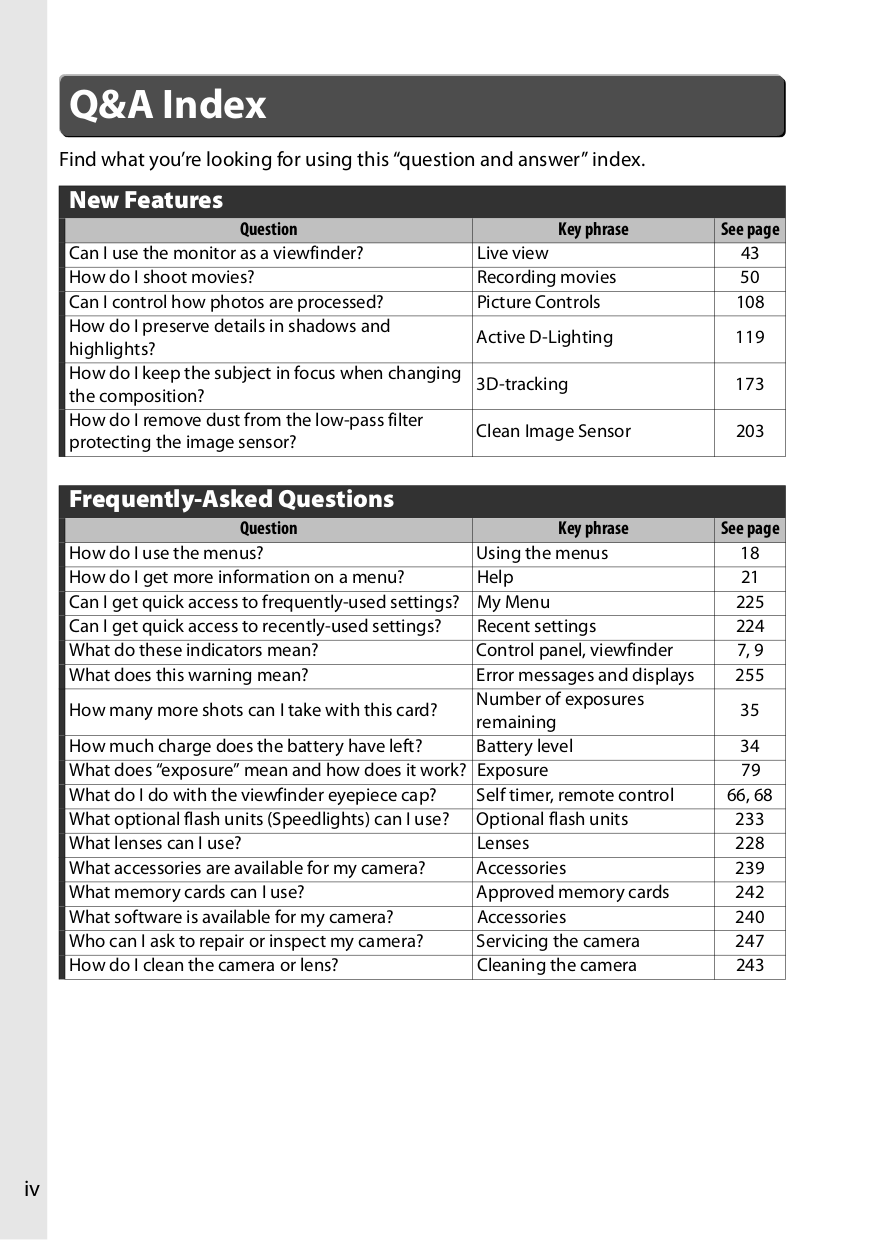 PDF manual for Nikon Digital Camera D90