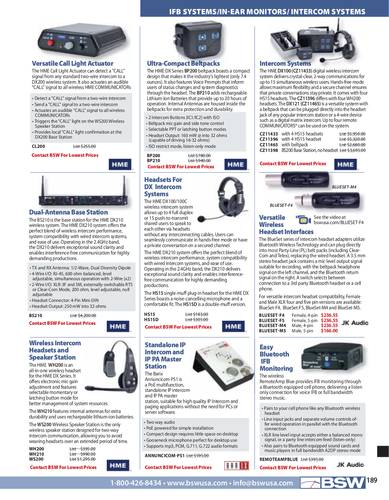 Telex Other TT-16 IFB Wireless pdf page preview