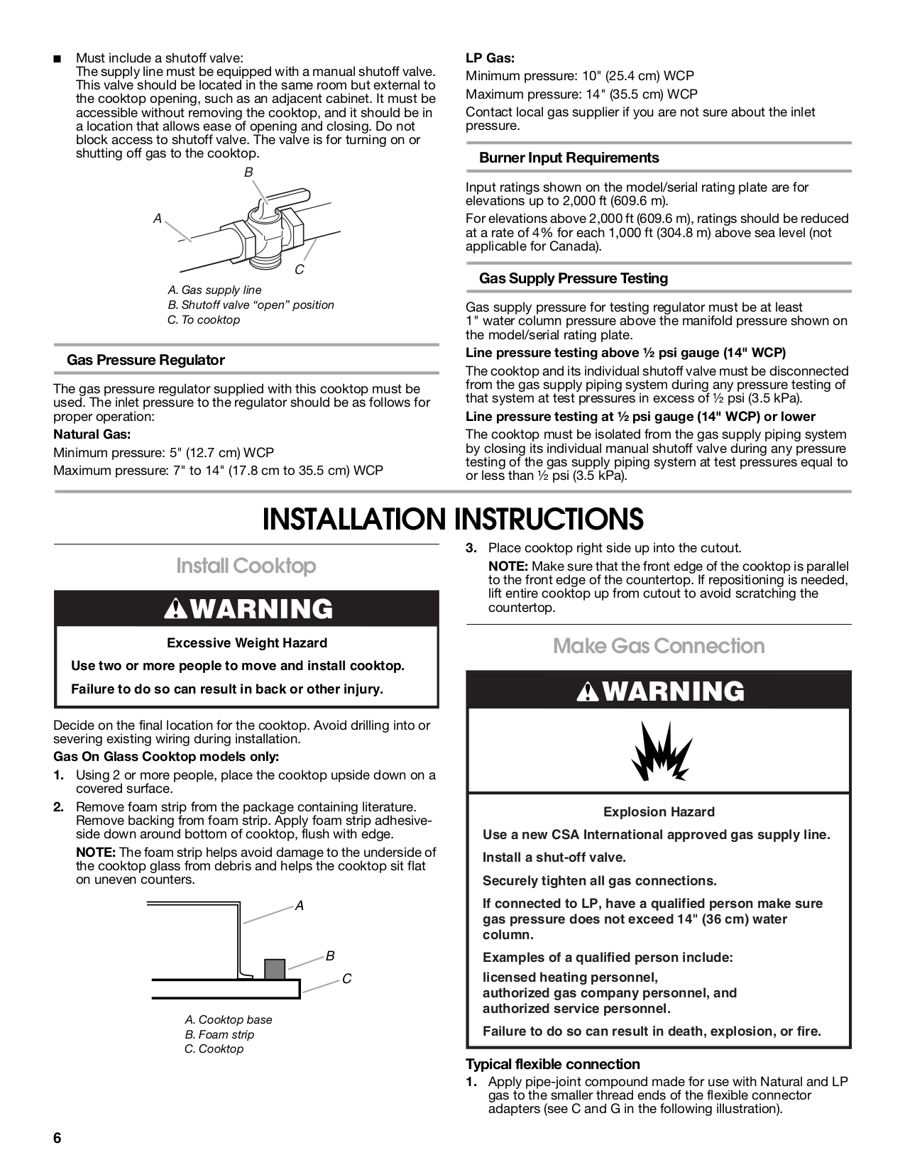 PDF manual for Maytag Range MGC7430WS