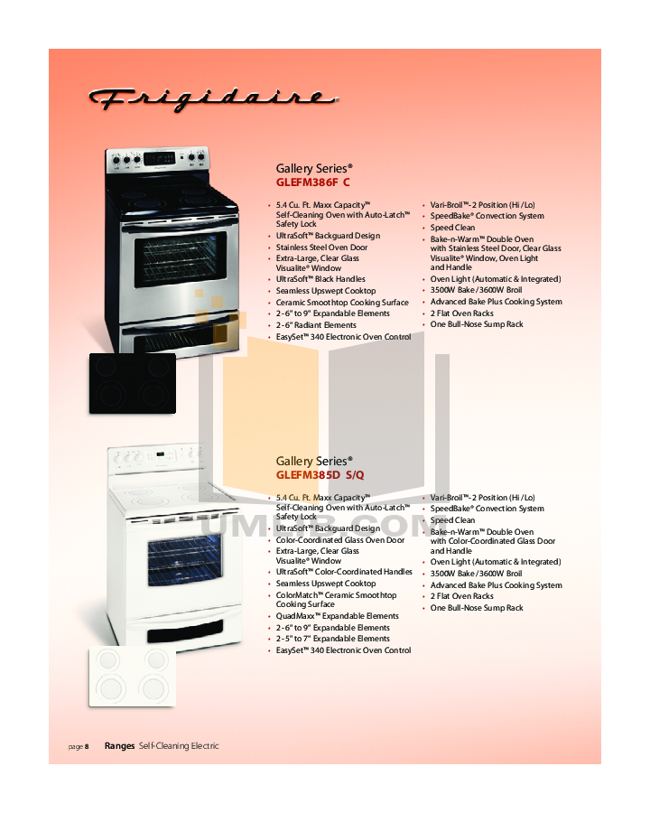 Frigidaire Gallery Microwave User Manual