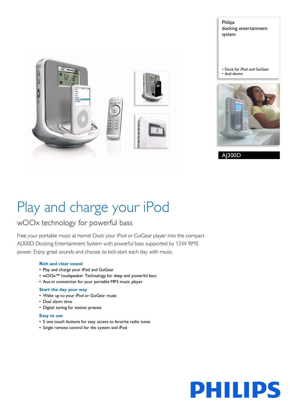 Download free pdf for Philips GoGear SA9200 MP3 Player manual