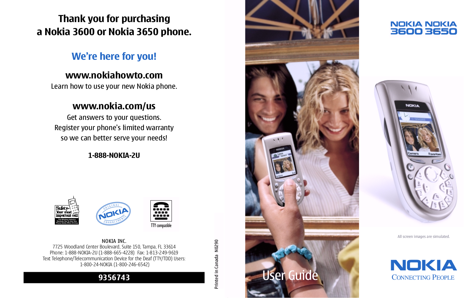 Download free pdf for Nokia 8290 Cell Phone manual