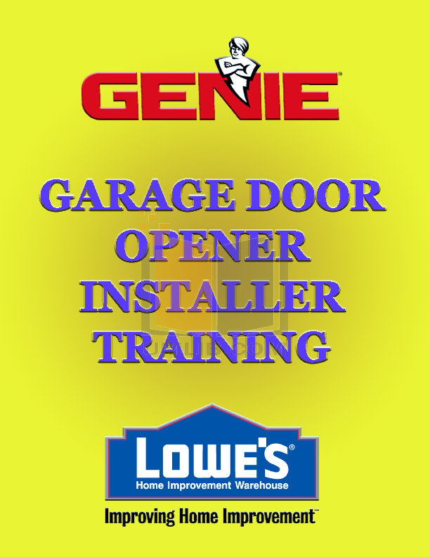 Genie Other Excelerator Garage Door Opener, Genie Excelerator Garage Door Opener Manual Pdf
