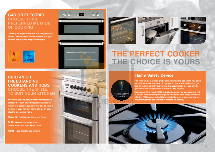 PDF manual for Beko Other S502 Cookers