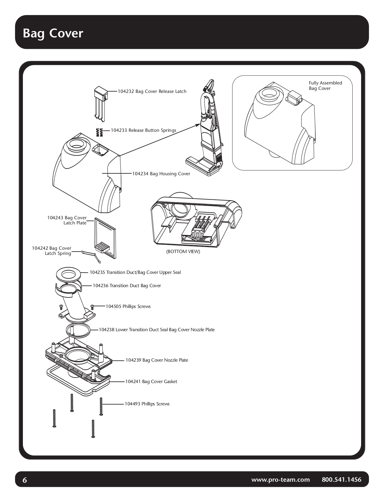 PDF manual for ProTeam Vacuum ProForce 1500XP