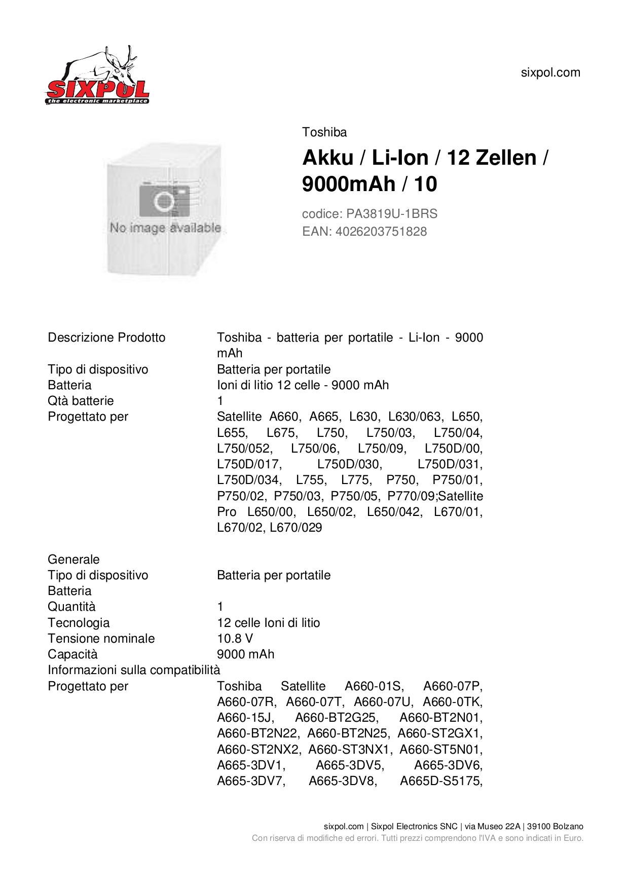 Download free pdf for Toshiba Satellite A665-S5173 Laptop manual