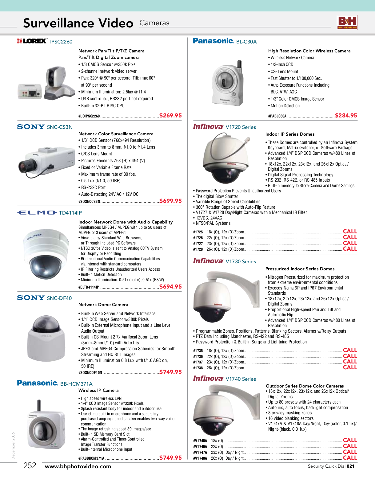PDF manual for Lorex Security Camera SG17L7584