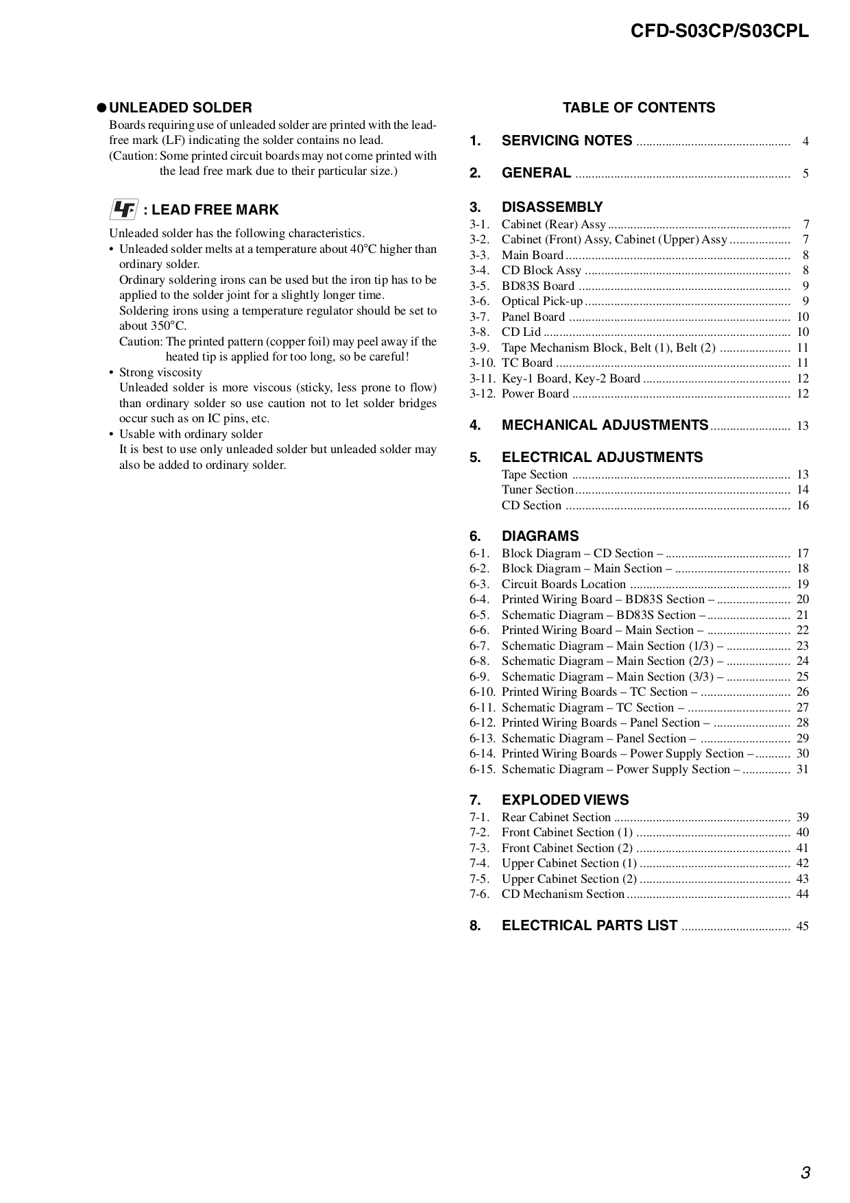 PDF manual for Sony Boombox CFDS01