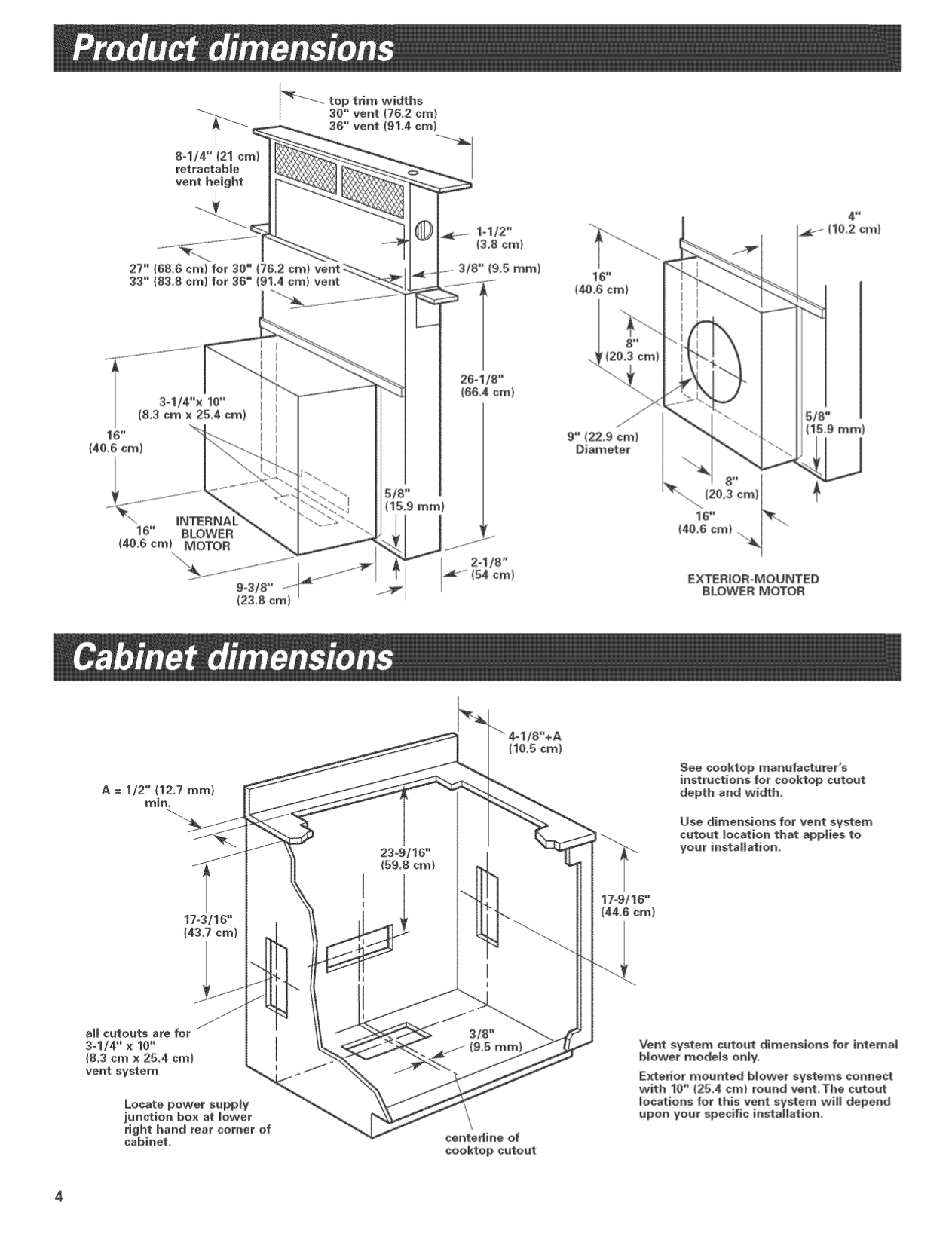PDF manual for Whirlpool Other GZ7936XHS Range Hood